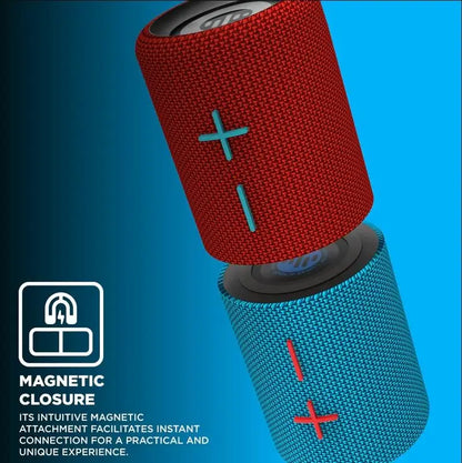 Portable Bluetooth Speaker, Magnetic 2-in-1 Design, Wireless Mini Speaker, IPX4 Waterproof, Magnetic【STROMBERG】【TWIN-2】